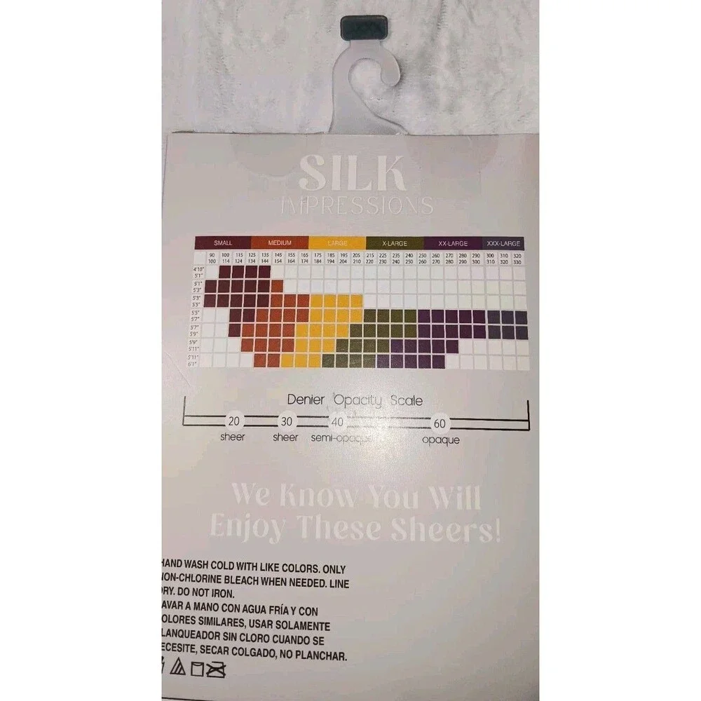 Silk Impressions Pantyhose 2 Pack 3XL Beige 20 Denier Shimmer Sheer high waisted